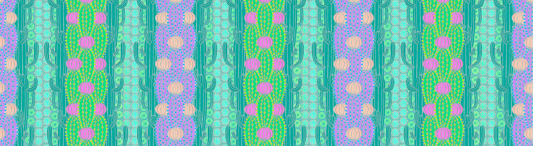 Motif cactus par Florie Nguyen Van
